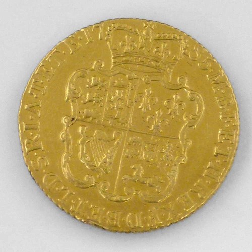 Lot 240 - Gold guinea, 1785.