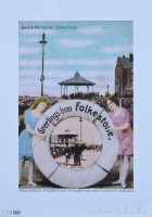 Lot 375 - After Peter Blake, Welcome to Folkestone, signed print.