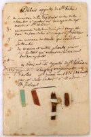 Lot 1 - Fragments of Napoleon's death chamber.