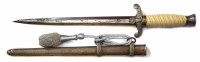 Lot 35 - German third reich army officers dagger.
