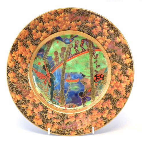 Lot 80 - Wedgwood Fairyland lustre plate.