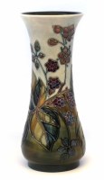 Lot 106 - Moorcroft vase, decorated with Brambles pattern designed by Sally Tuffin, 20.5cm high