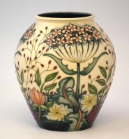 Lot 108 - Moorcroft trial vase, decorated after and signed