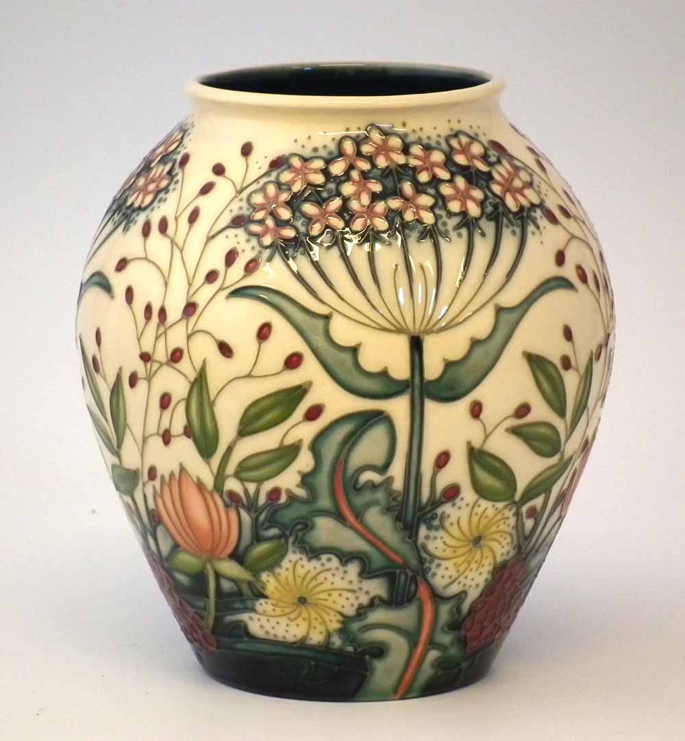 Lot 108 Moorcroft trial vase, decorated after and