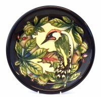 Lot 109 - Moorcroft charger, decorated with Ingleswood