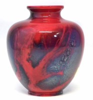 Lot 116 - Royal Doulton Sung flambe vase