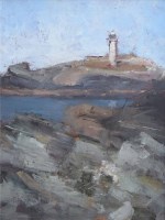 Lot 308 - Stephen Wild, Lighthouse, oil.
