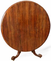 Lot 524 - Rosewood loo table.