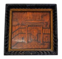 Lot 14 - 18th century continental parquetry panel