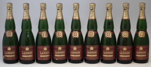 Lot 34 - Champagne Lanson red label 1969