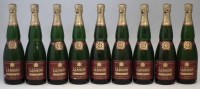 Lot 34 - Champagne Lanson red label 1969