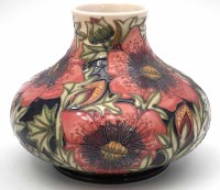 Lot 197 - Moorcroft vase, decorated with Pheasants eye