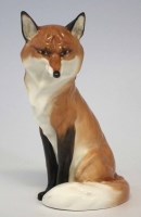 Lot 206 - Royal Worcester fox.