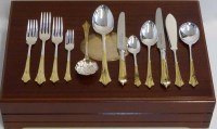 Lot 236 - Davenport and Sullivan plated canteen of cutlery