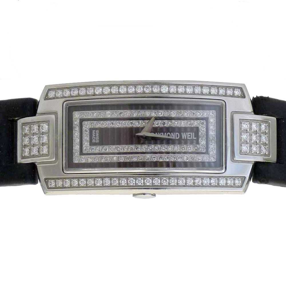 Lot 363 - A staineless steel and diamond 'Collection Shine' watch by Raymond Weil