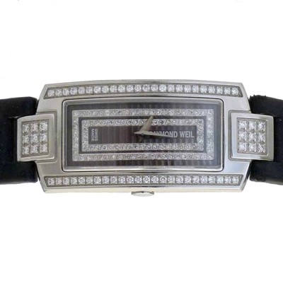 Lot 363 - A staineless steel and diamond 'Collection Shine' watch by Raymond Weil