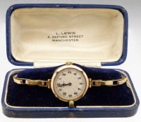 Lot 369 - Lady's 9ct gold Rolex wristwatch, circa 1930