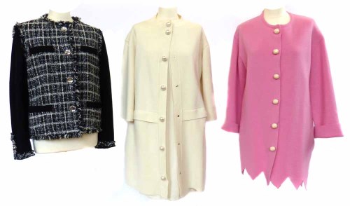 Lot 388 - Two Moschino cardigans a jacket and a dress