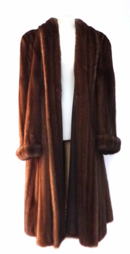 Lot 404 - Brown mink coat
