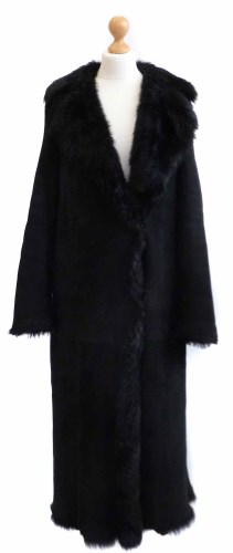 Lot 408 - Michael Kors Black suede coat