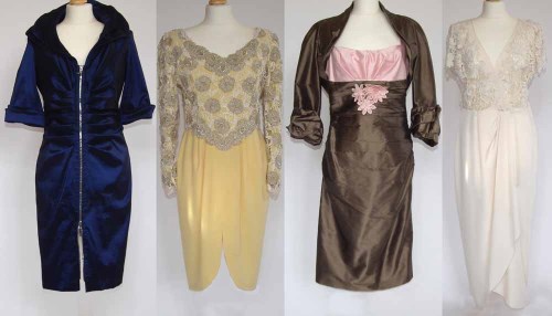 Lot 411 - Four retro occasional dresses