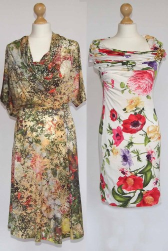 Lot 412 - A Vivienne Westwood dress and a Roberto Cavalli dress
