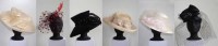 Lot 440 - A collection of four occasional hats & 2 fascinators
