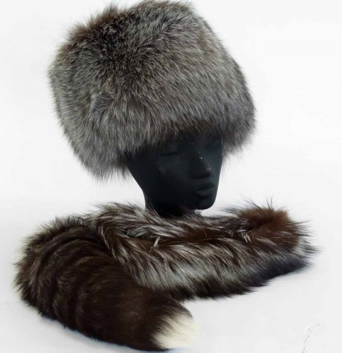 Lot 443 - Two fur headbands
