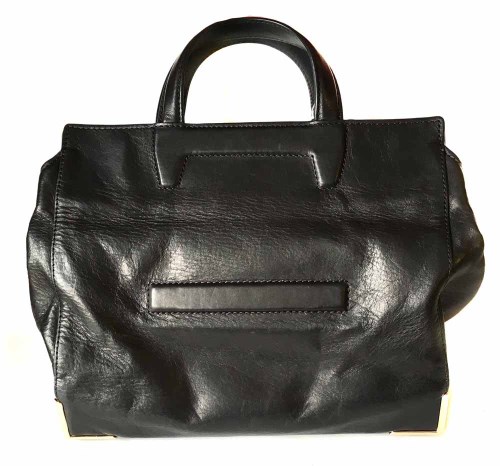 Lot 449 - Alexander Wang black leather tote bag