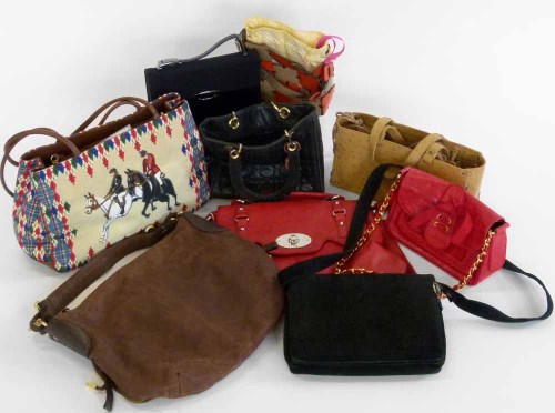 Lot 462 - A collection of bags to include Charles Jourdan etc. (8)