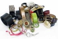 Lot 472 - A collection of women's belts (18).