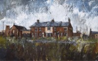 Lot 532 - David Brammeld, Sign of the Times - Abandoned City V (Middleport, Stoke-on-Trent), acrylic.