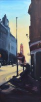 Lot 550 - Liam Spencer, Oxford Road, Manchester, oil.