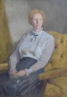 Lot 553 - Patrick Phillips, Portrait of Elizabeth, oil.