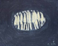 Lot 576 - John Thompson, Group series, mixed media.