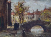 Lot 625 - Frank Spenlove-Spenlove, Quai Vert, Bruges, Belgium, oil.