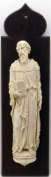 Lot 664 - Dieppe ivory figure of a saint