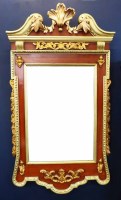 Lot 690 - Victorian wall mirror of 18th century design