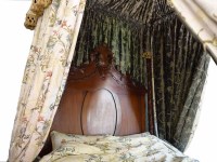 Lot 711 - George III design mahogany four poster bed