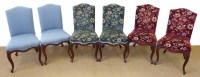 Lot 751 - Six Victorian single dining chairs