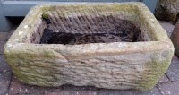 Lot 792 - Stone trough 53 x 40 x 20cm.