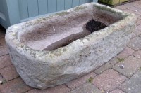 Lot 795 - Stone pump troughs 84 x 44 x 23cm.