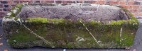 Lot 801 - Stone trough 175 x 60 x 40cm.