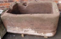Lot 803 - Stone trough 96 x 62 x 45cm.