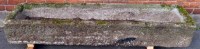 Lot 806 - Stone trough 181 x 43 x 28cm.