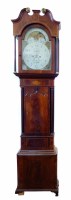 Lot 473 - An early 19th century mahogany longcase clock