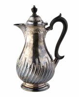 Lot 7 - Victorian silver lidded jug