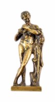 Lot 443 - A small bronze figure