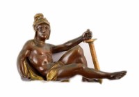 Lot 444 - A Bronze Figure of the Roman God Mars