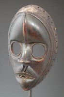 Lot 18 - Dan mask, 20cm high     All lots in this Tribal